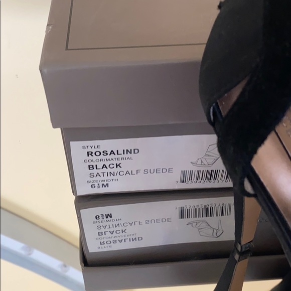 2 items for the higher price! Bcbg satin calf suede heels! - Picture 2 of 3